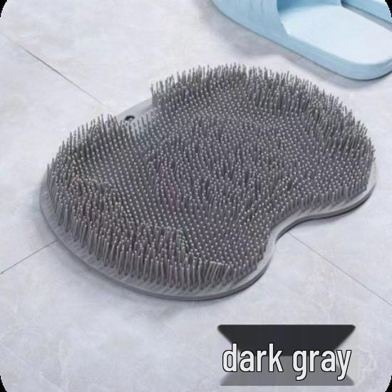 Faule Bad Fußmassage Matte: Fußwasch-, Reibe- und Rückenwaschbürste