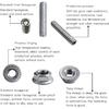 Upgraded OIL PAN STUD KIT BOLTS STAINLESS STEEL KIT for SMALL BLOCK CHEVY 283 327 350 400