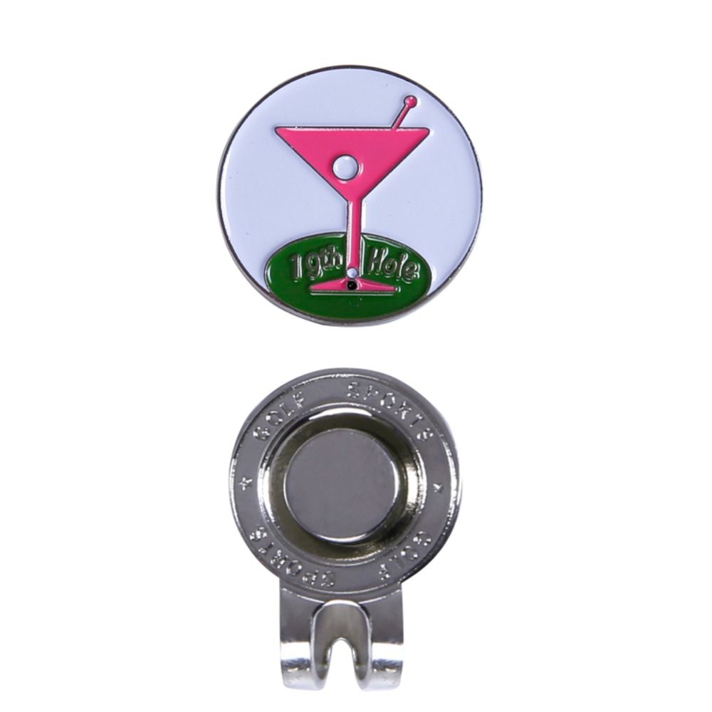 Accessories Electroplated Gold Hat Clip Ball Coin Mark Golf Cap Clip Golf Ball Marker Golf Hat Clip