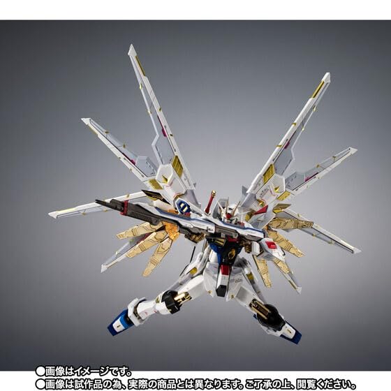 Chogokin Mighty Strike Freedom Gundam, approximately 188m, ABS & PVC & die-cast painted action figure