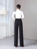 Elastic Waist Straight-Leg High Waist Plus Size Women's Slimming Pants for Autumn/Winter 2025.