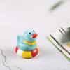Cute Duck Ceramic Chopstick Holder Tableware Japanese Underglaze Restaurant Simple Oval Spoon Bracket Utensil for Kitchen