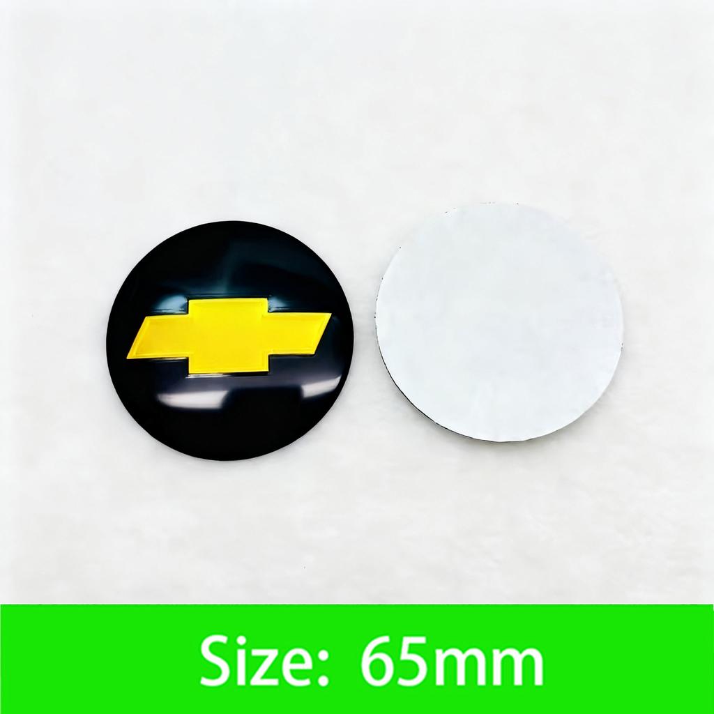 56-65mm Car Wheel Center Hub Cap Emblem Sticker Accessories For Chevrolet Cruze Sonic Silverado Trax Camaro Captiva Aveo Z71 SSR