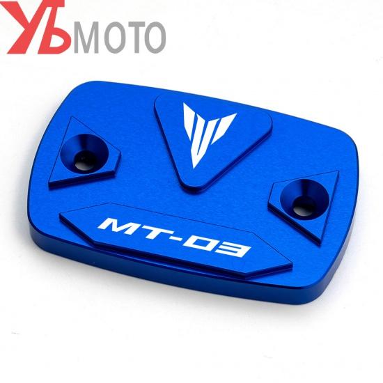 Für Yamaha MT03 2022 MT-03 2015- Motorrad Zubehör Vorne Hinten Brems Flüssigkeit Reservoir Caps Öl Abdeckung