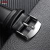 12mm 14mm 16mm 18mm 20mm 22mm 24mm Calfskin Leather Watchbands Soft Casual Wristwatch Band Starp with Stainless Steel Pin Buckle