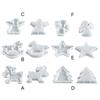 Christmas Molds Silicone Reindeer Rocking Horse Star Angel Boy For DIY Holiday Decorations Crafting A0KF