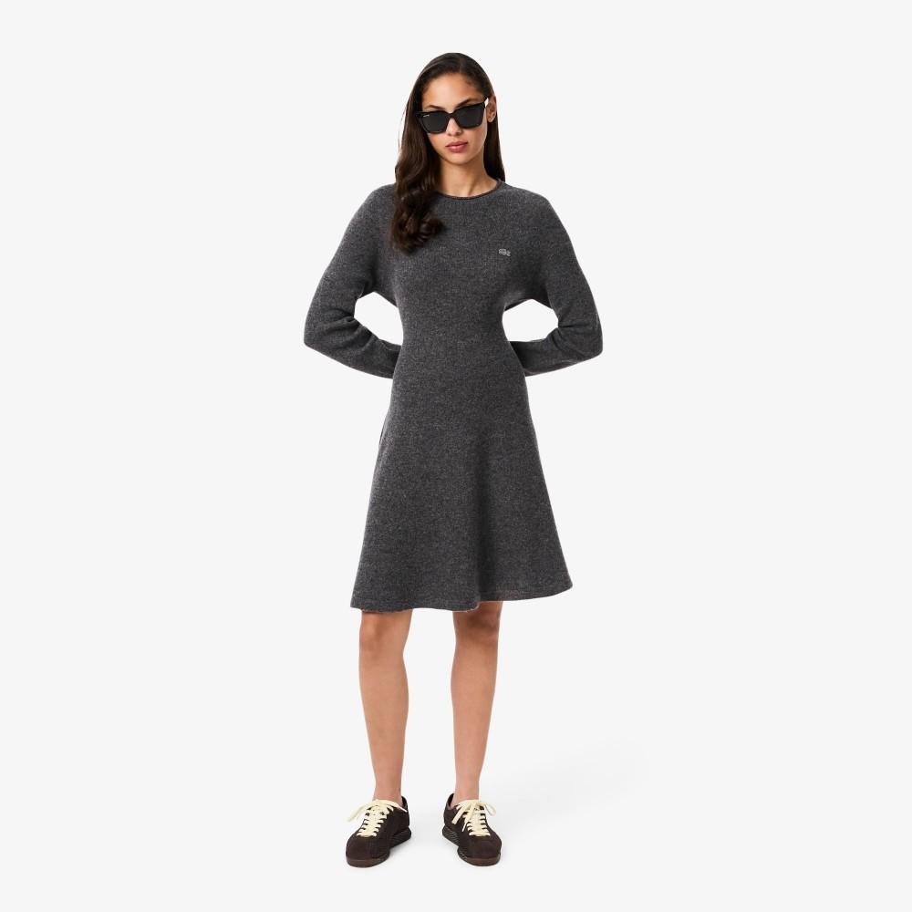 Lacoste Women's Wool Fit and Flare Mini Dress EF4161-55N050