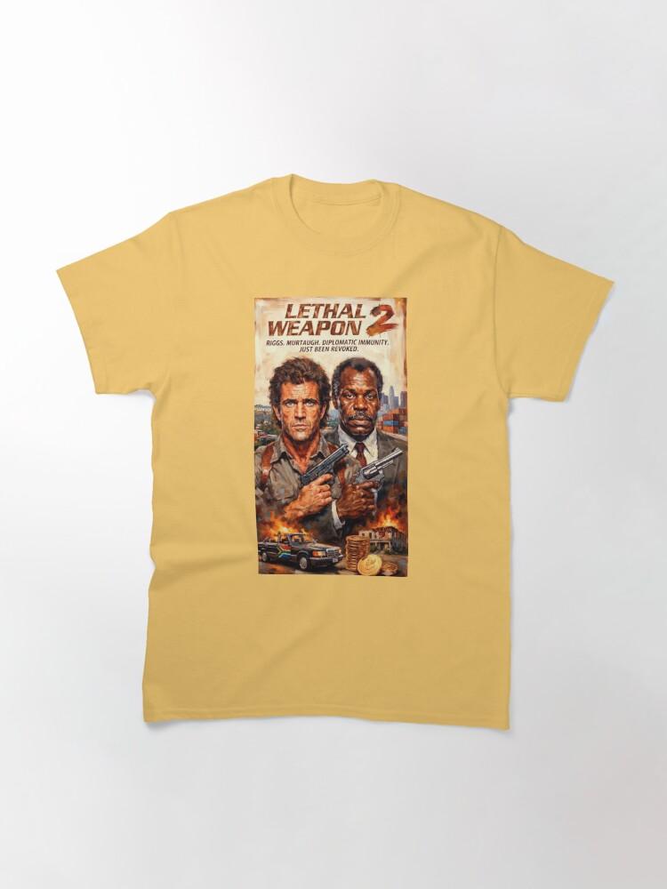 Lethal Weapon Lethal Weapon 2 Buddy Cop Fine Art Tribute Classic T-Shirt
