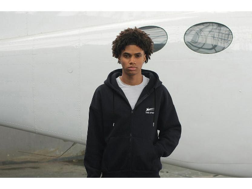 2025 Trendy European Style Unisex Streetwear Set - Printed Zipper Top & Bottoms