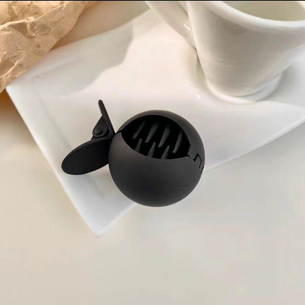 Solid Color Small Hair Claw Girls Hairpin Korean Style Hair Clip Ponytail Holder Fixed Artifact