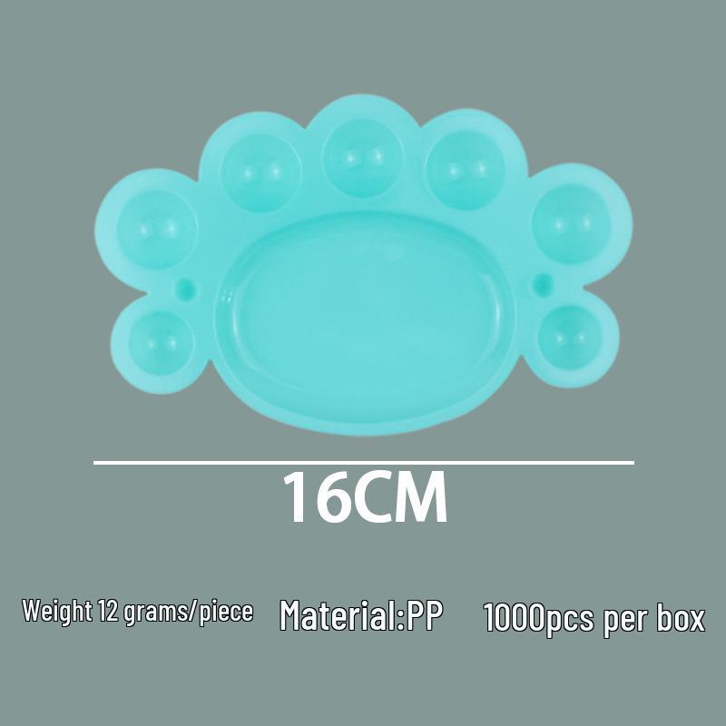 Student Art Color Palette - White Compact Plastic Dish