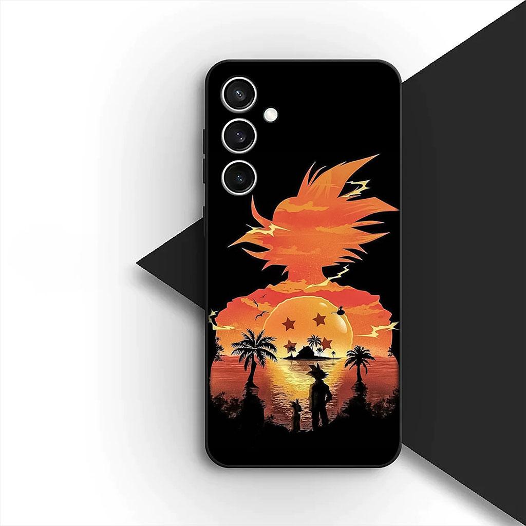 Cover for Samsung Galaxy S22 S21 S20 FE Ultra Plus A07 A17 A15 A16 A25 A57 A37 Case Dragons Gokus Balls DragonBalls Vegeta Z