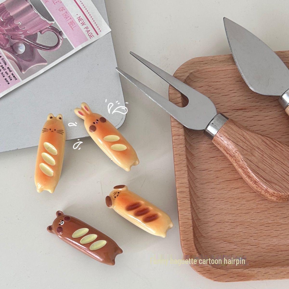 

Мультяшная заколка-багет : Милые аксессуары для волос в виде медведя и кролика для девочек