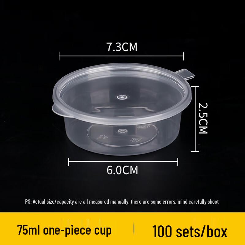 

Disposable Plastic Sauce Containers with Lids