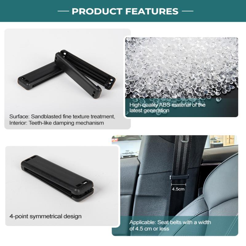 Universal Seat Belt Adjuster Clip Car Safety Belt Stopper Buckle Clamp Limiter Seat Belt Anti-Skid Fixing Limiter Car Accessory