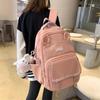 Versatile Book Bags Large Capacity Daypack Aesthetic School Bag for Students Comfortable and Stylish Backpack  Purple