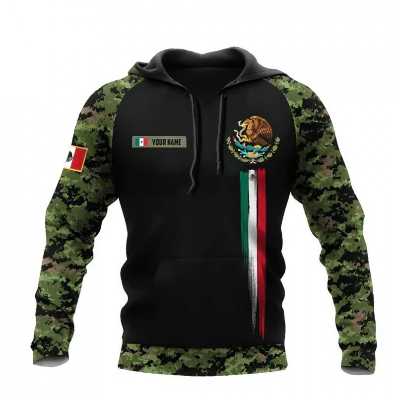 Mens Hooded Sweatshirt With 3D Digital Print Loose Fit Long Sleeve Pullover Fall Casual Wear