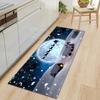 Christmas Kitchen Sand Carpet Doormat Long Floor Mat