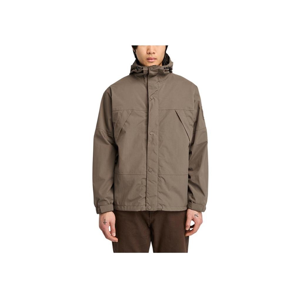 Timberland Outdoor Fashion Comfortable Waterproof Windproof Breathable Jacket Men Jacket Chocolate A68XF-BK0