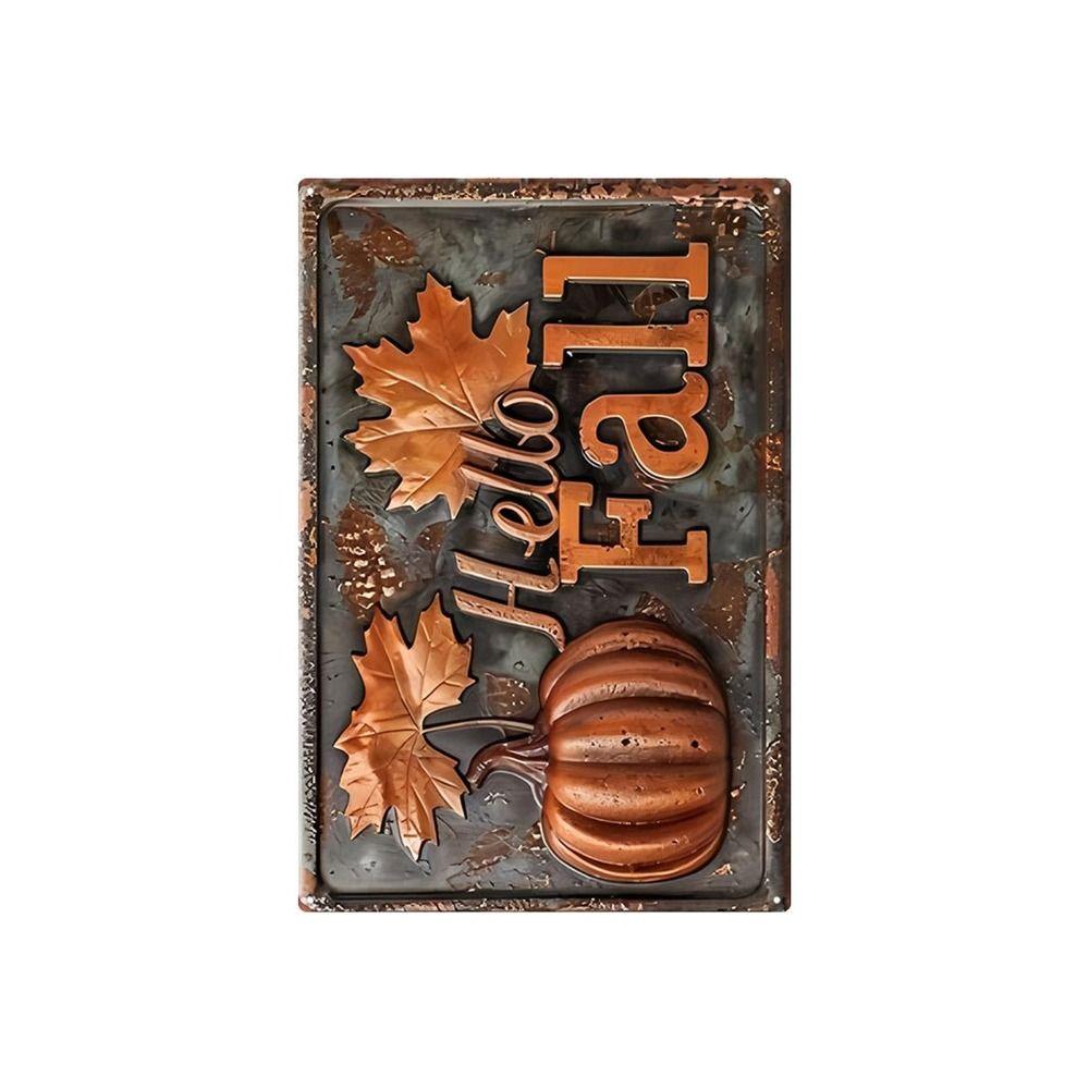 Metal Poster Chicken Easter Eggs Kitchen Decor 20x30cm