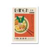 Japanese Korean Foods Wall Art Print Picture Cartoon Cooking Noodle Breakfast Kimchi Sushi Poster Canvas Painting Kitchen Decor