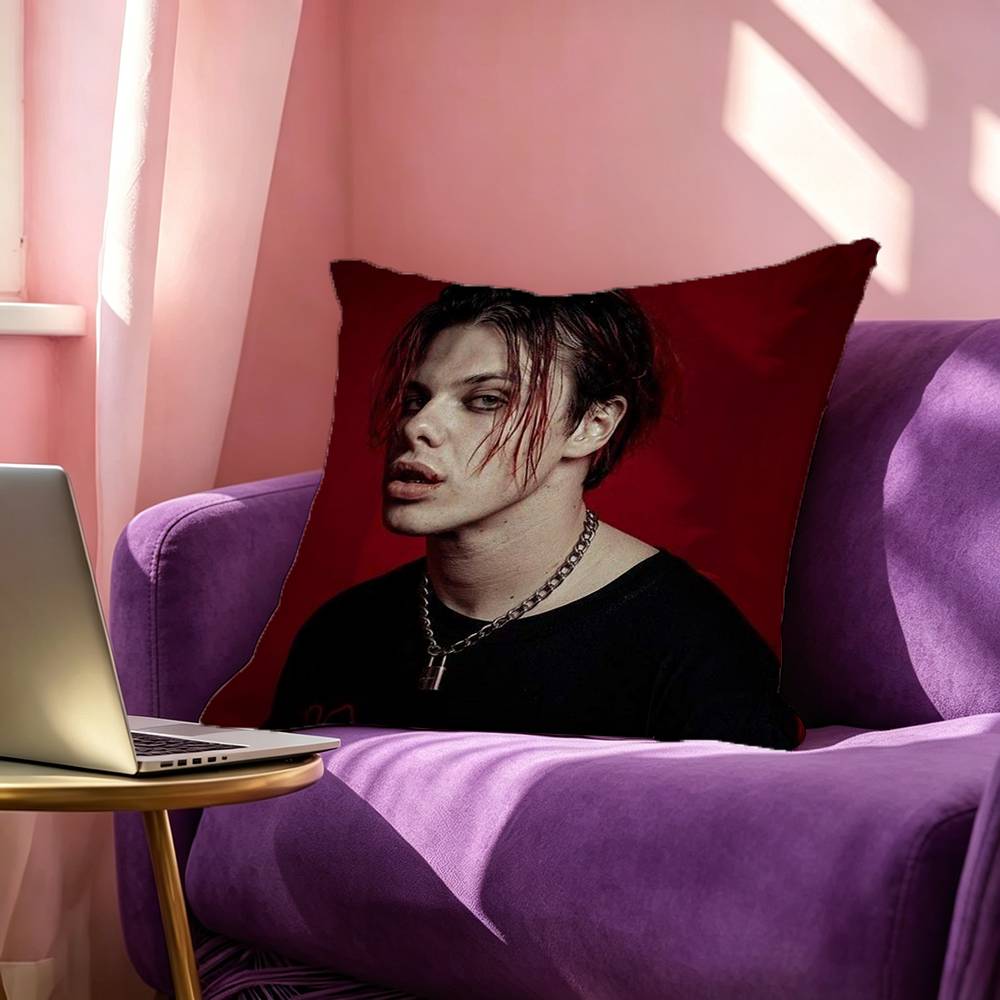 Yungblud Music Singer Pillow Case Square DoubleSided Sofa Cushion Cover Bedroom Bedside Pillow