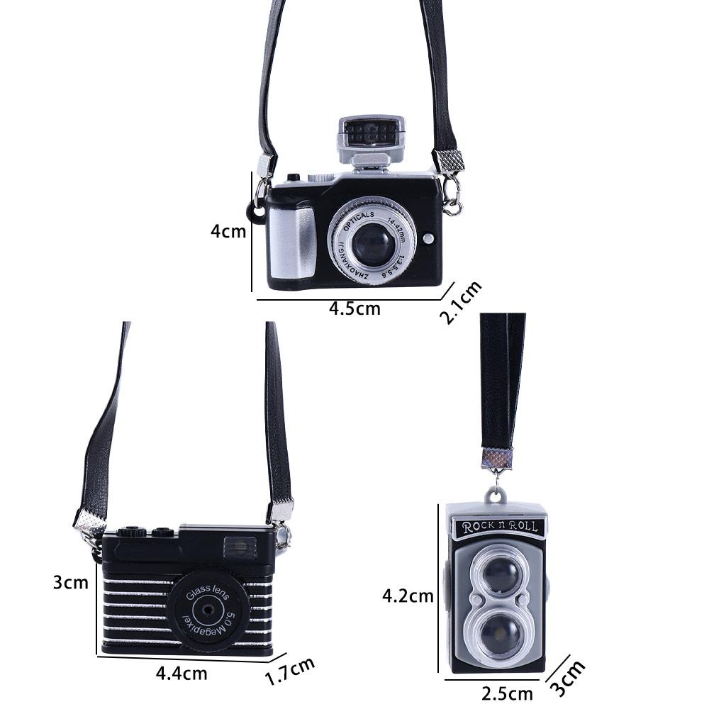 Doll BJD Retro Mini Doll Camera Dollhouse Miniature Camera Miniature Digital Camera Doll SLR Camera