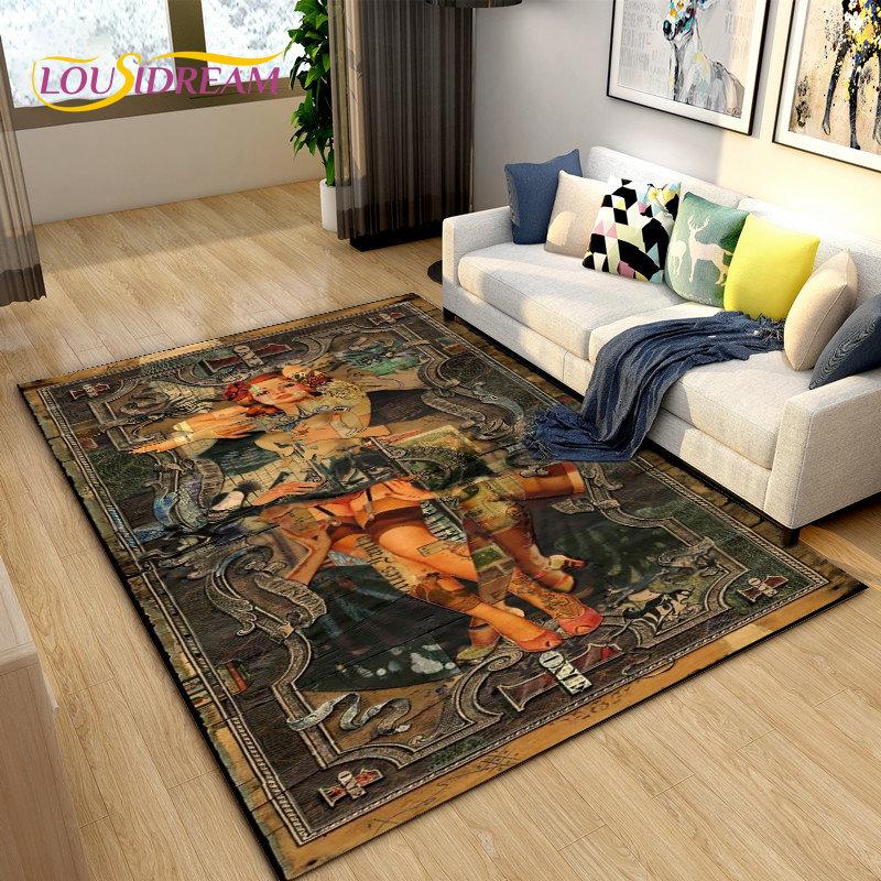 3D Dollar Money Pattern Area Rug,Carpet Rug for Living Room Bedroom Sofa Doormat Kitchen Decoration,Kids Play Non-slip Floor Mat