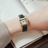 Student Vintage Watch Exquisite Small Square Disc Belt Watch Ladies Waterproof Quartz Watch