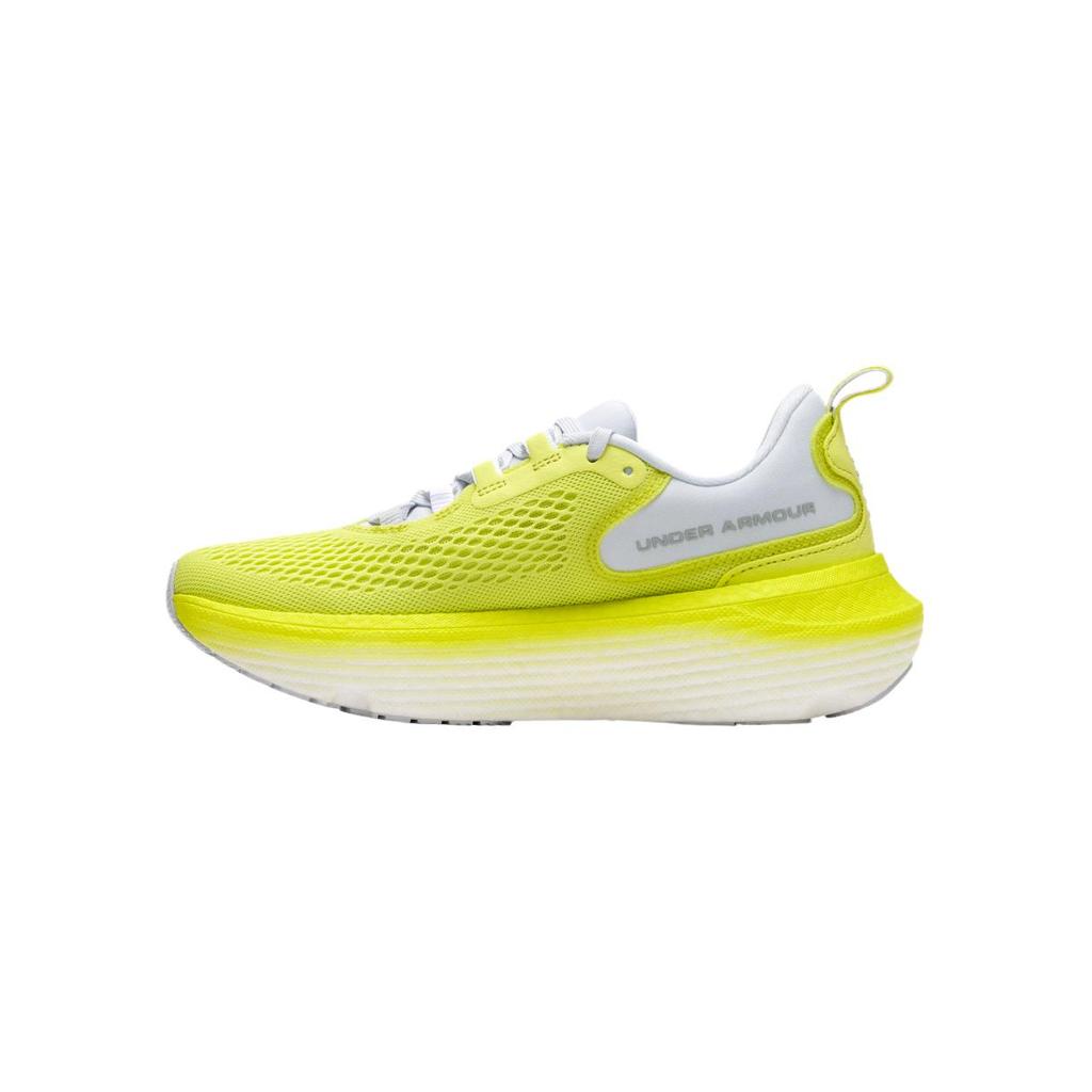 Under Armour HOVR Infinite Elite 2 Sonic Yellow Women Sneakers Distant-Grey White 3028178-727