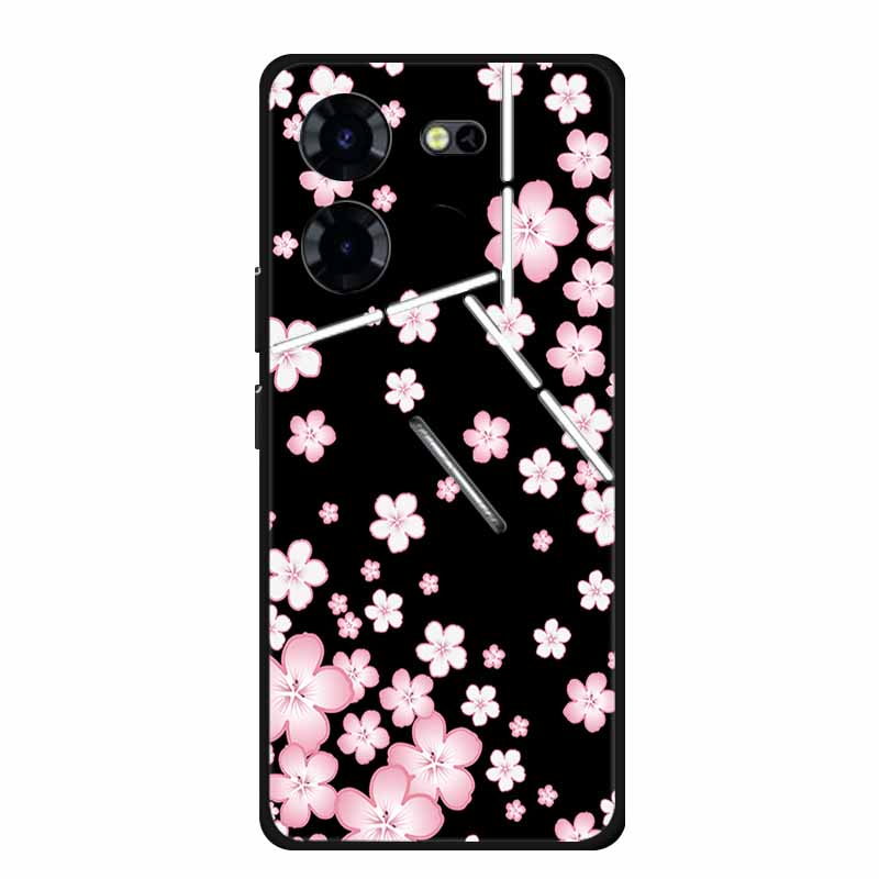Luxury Case For Tecno Pova 5 Pro 5G TPU Soft Silicone Back Cover for Tecno Pova5 Pro 2023 LH8n Phone Cases Cute 6.78" New etui
