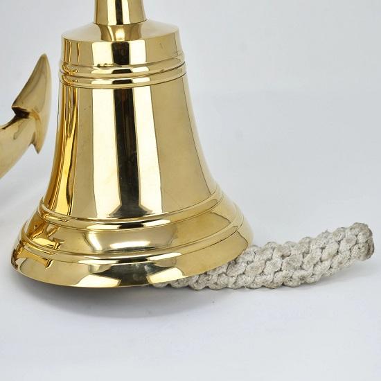 Handmade  Brass Ship Bell Solid  Polished Premium Nautical Boat's Bell Maritime Navy Ship's Decor  Gifts
