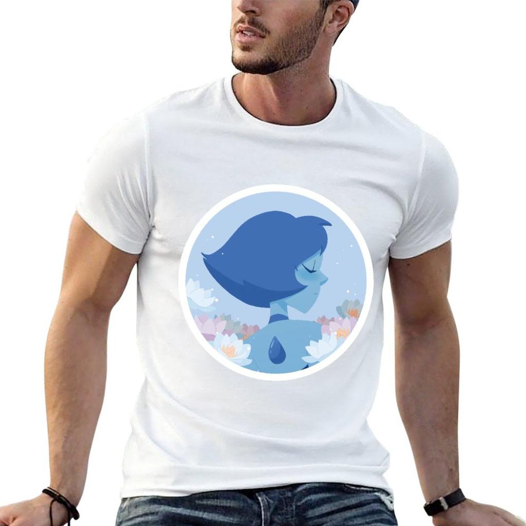 Pastel Lapis Lazuli Portrait Tshirt T Shirts For Unisex Pack Cotton T Shirt Unisex Luxury Tshirt