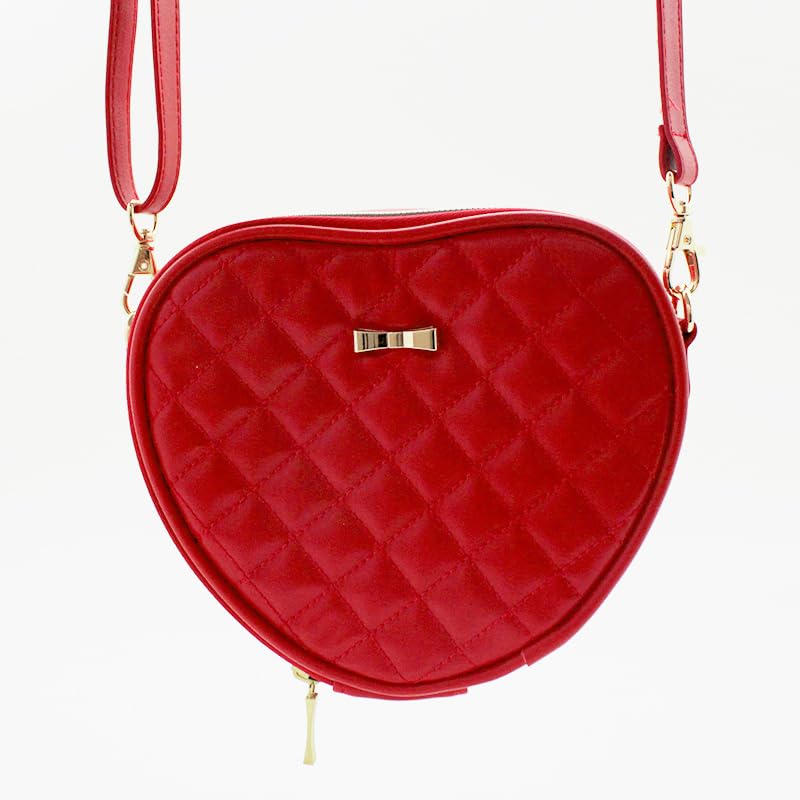 CONC CO403 Plush Shoulder Bag Heart Red nui.