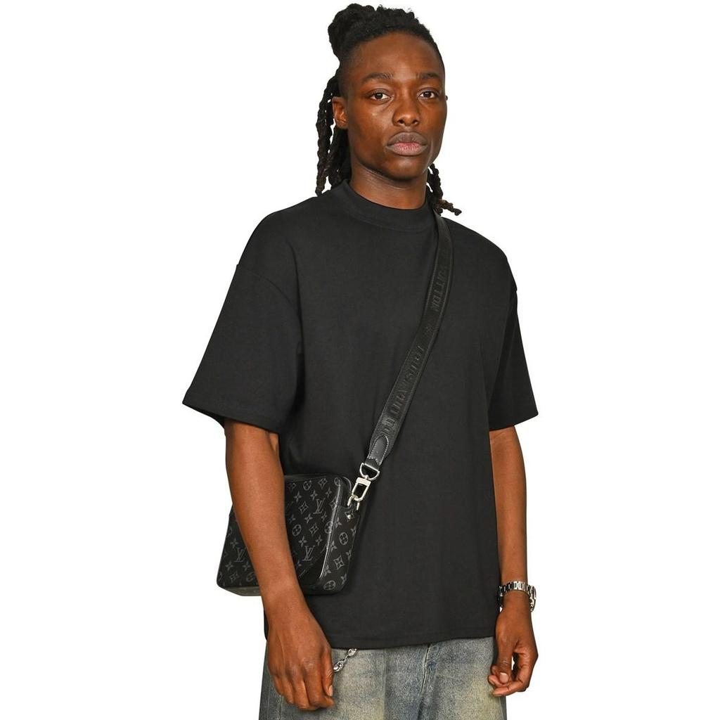 Casual Classics Herren-T-Shirt aus gekämmter ringgesponnener Baumwolle mit erweiterter Halslinie, Oversized