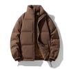 Winter Thickened Loose Cotton-padded Jacket Couple's Solid Color Bread Clothes and Cotton-padded Clothes