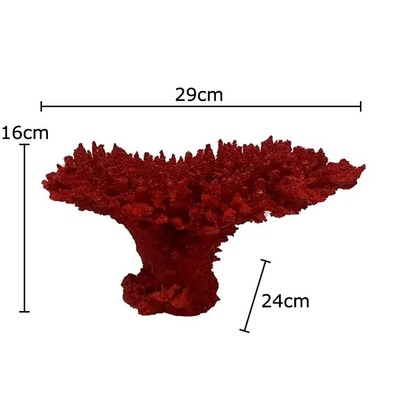 

Creative Simulated Coral Tree Statue Desk Decoration Ornaments Modern Crafts Abstract Coral Sculpture Room Aesthetics Decor червоний