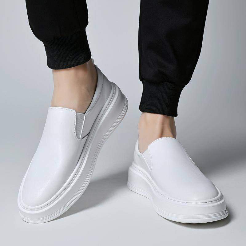 Brand Comfort Leather Slip on Loafers Men Formal Dress Shoes Business Office Driving Wedding Party Mocasines Hombre Casual Shoes