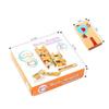 Wooden Dominoes Puzzle Set For Kids With Educational Cognition Game For Preschoolers