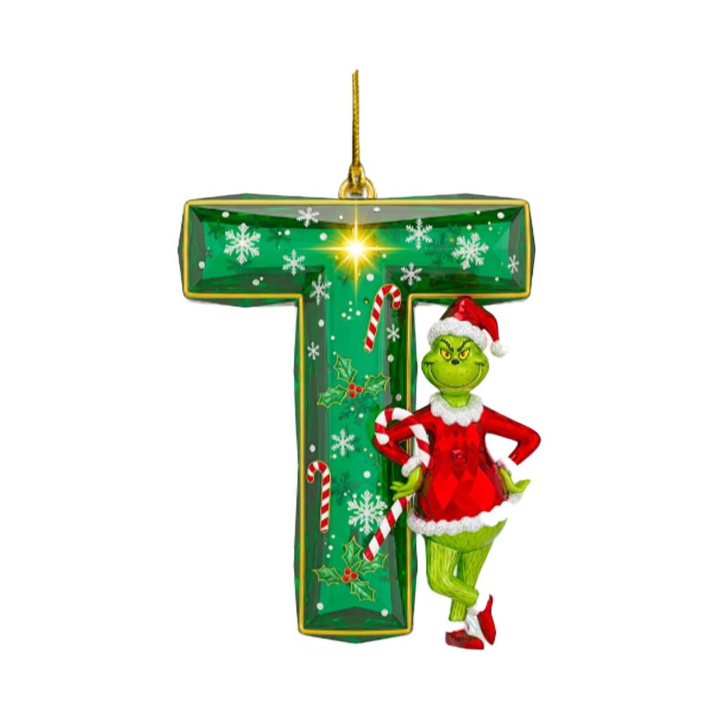 2D Christmas Decoration Pendant Christmas Tree Tag Theme Party Crafts Ornament