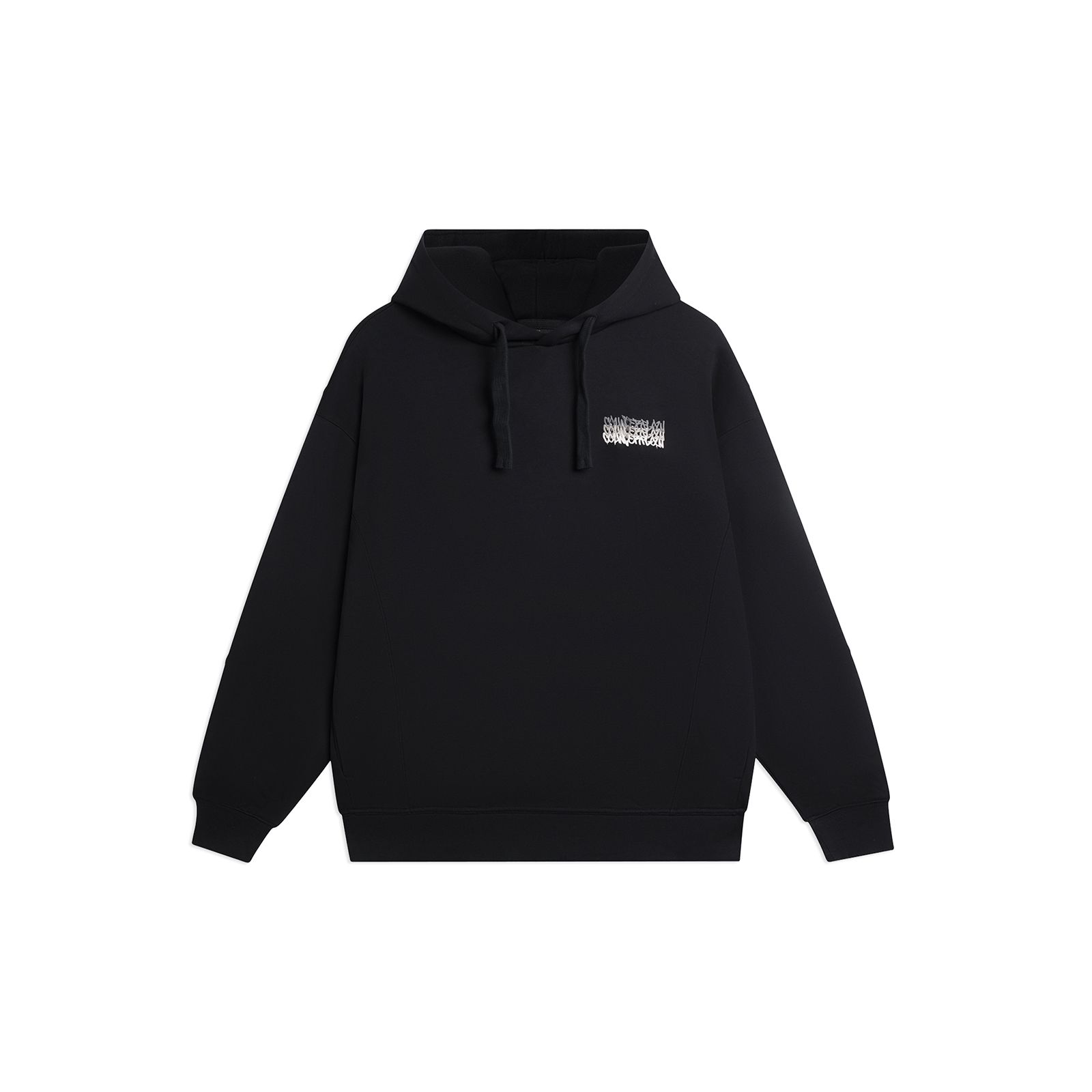 

Li Ning CF Флисовая теплая повседневная толстовка с длинным рукавом унисекс черная AWDSI27-2 M