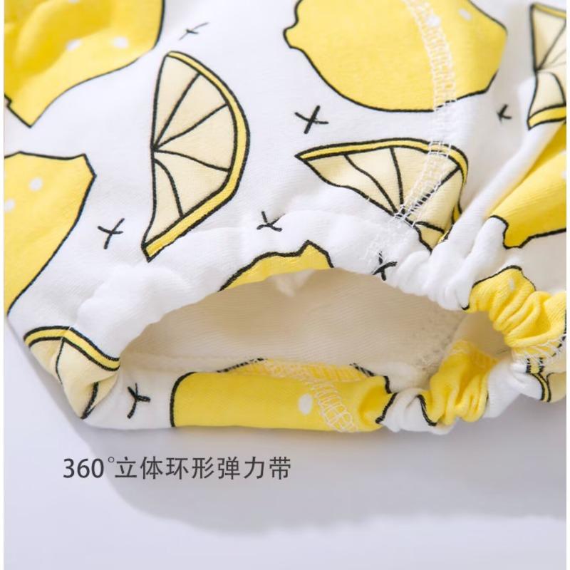 Cartoon Printed Breathable Baby Reusable Diaper for Bedroom Nappy Shorts Training Pants