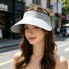 Sun Protection Hat Empty Top Design Foldable Outdoor Travel Summer Beach Cap Adjustable UV Protection Sport Sun