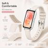 Litchi Texture Loop Buckle Vegan Leather Watch Band For Huawei Band 11 Pro / 11 Pro NFC / 11