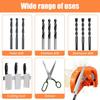 Drill Bit Sharpener,Drill Bit Sharpener for All Bits,Multipurpose Drill Bit Grinding Sharpener for High-Speed Steel, Masonry, Carbide, Cobalt &