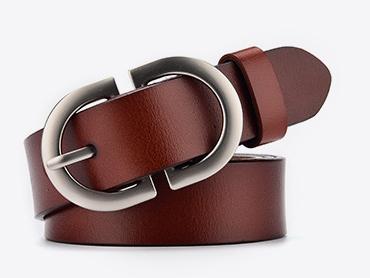Manufacturers Sell New Leather Belt Custom Ladies Popular All-match Retro Jeans Pin Buckle Belt