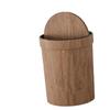 Trash Can Garbage Container Large Capacity Round Stylish Waste Basket Storage