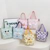 My Melody Nylon Crossbody Bag Lightweight Waterproof Tote For Kids Daily Use**
