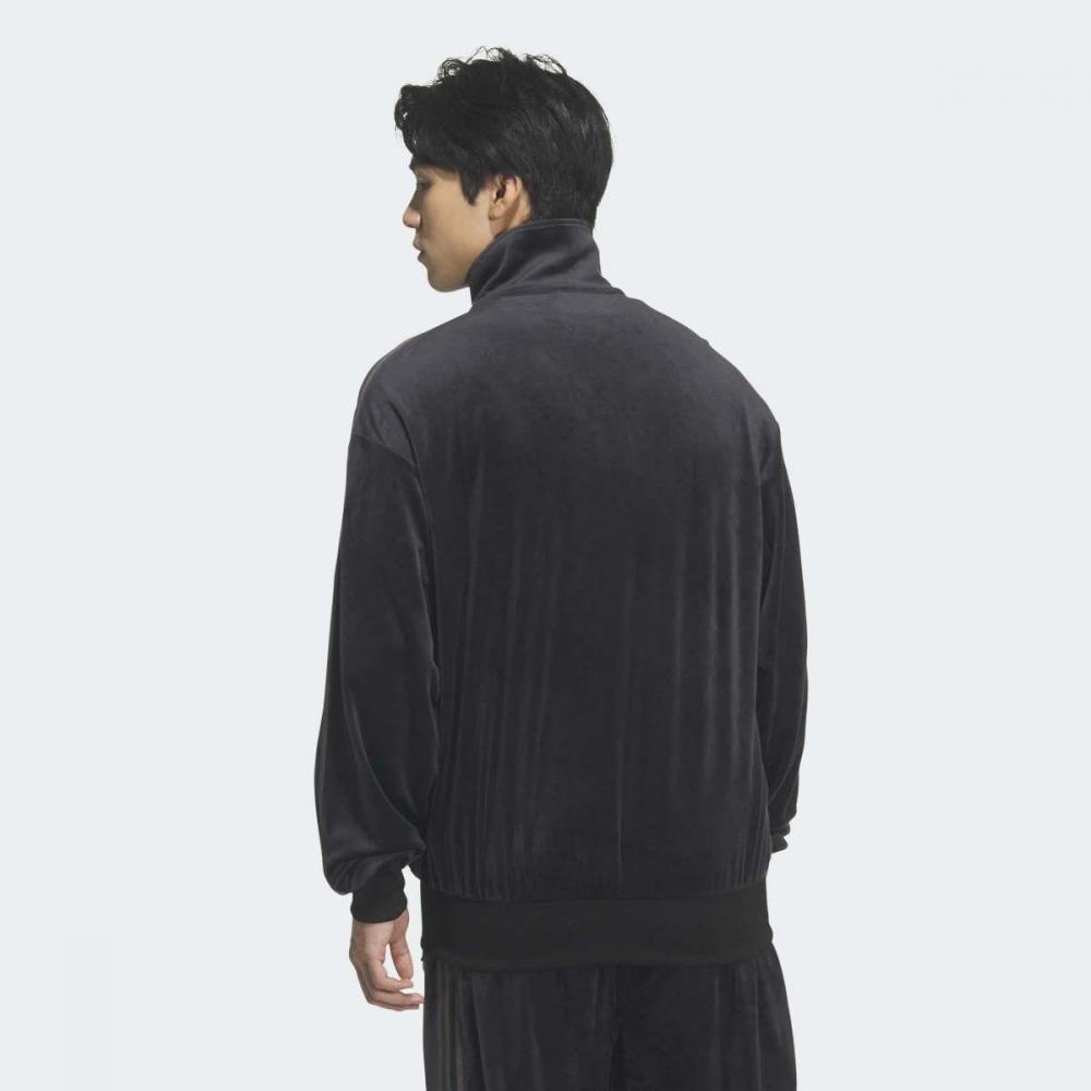 Adidas Stylish Velvet Loose Fit Firebird Track Top  Kq5474 