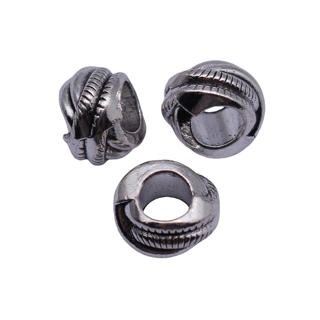 Tribal Pattern Tube Beads Charms Braided Spacer Beading For Jewelry Materials
